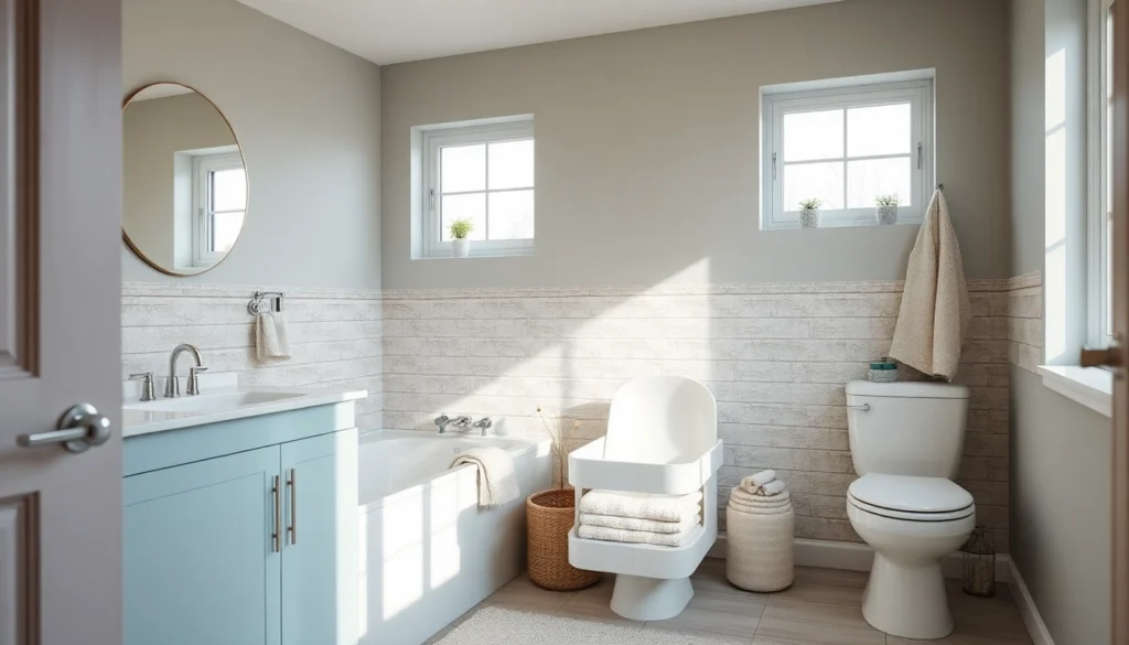 Older baby happily enjoying a paras vauvan kylpyamme in a safe, stylish bath setup designed for comfort and ease.