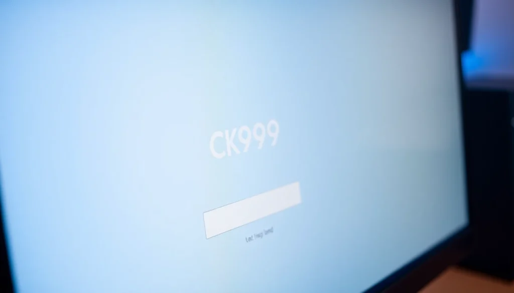 CK999 login page featuring secure sign-in interface with modern design and easy access to casino and betting features for users.