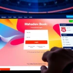 Mahadev Book Id registration page on a smartphone screen, demonstrating easy online betting access for users in India.