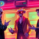 Engaging Spicy AI Chat scene with vibrant characters and dynamic digital interface, emphasizing realism and personalization in online conversations for superior user experience.