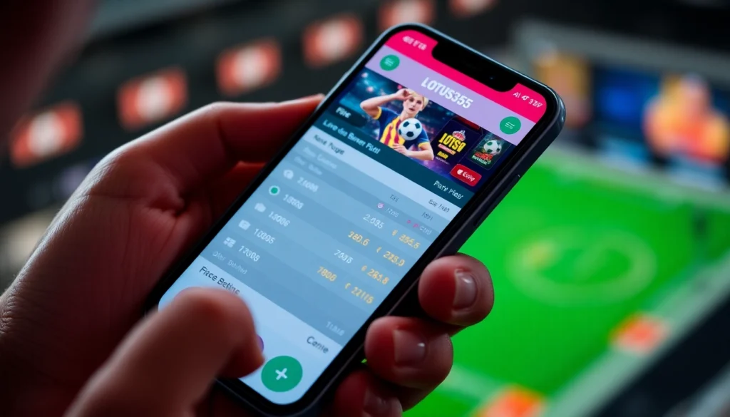 Use the Lotus365 App to place live sports bets instantly on your mobile device for seamless gaming experiences.