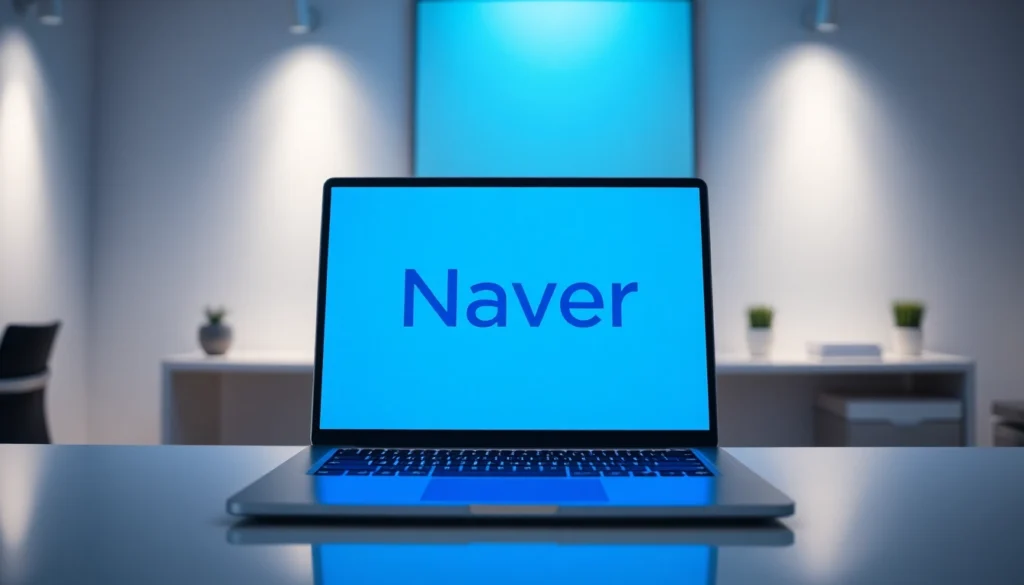 Navigate the world of Naver with this intuitive interface, showcasing the platform's dynamic features and user-friendly design for seamless online experiences.