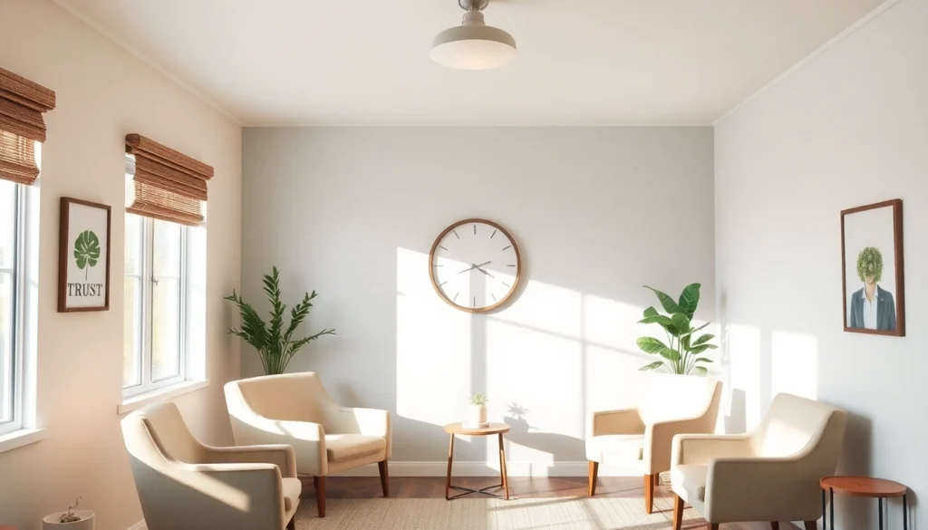 Psychoterapia Lublin: comforting counseling space fostering emotional well-being and trust.