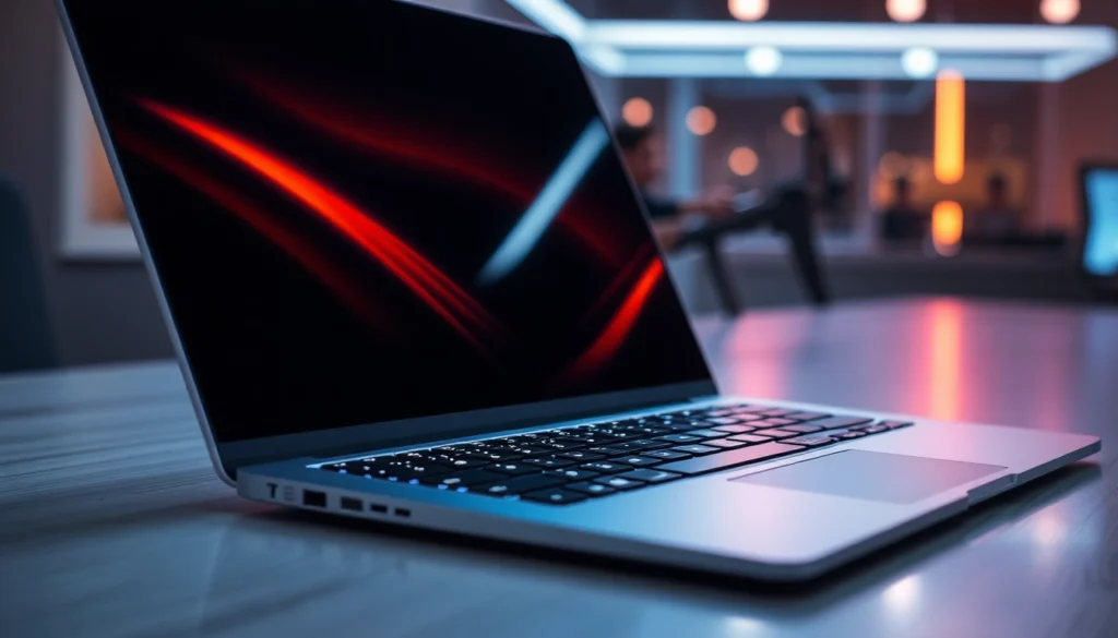 Z16 sleek laptop with metallic finish and advanced features, highlighting performance and modern design for tech enthusiasts.