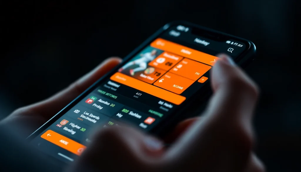 Fairplay app user interface showcasing live sports betting and scores on a mobile device for seamless experience