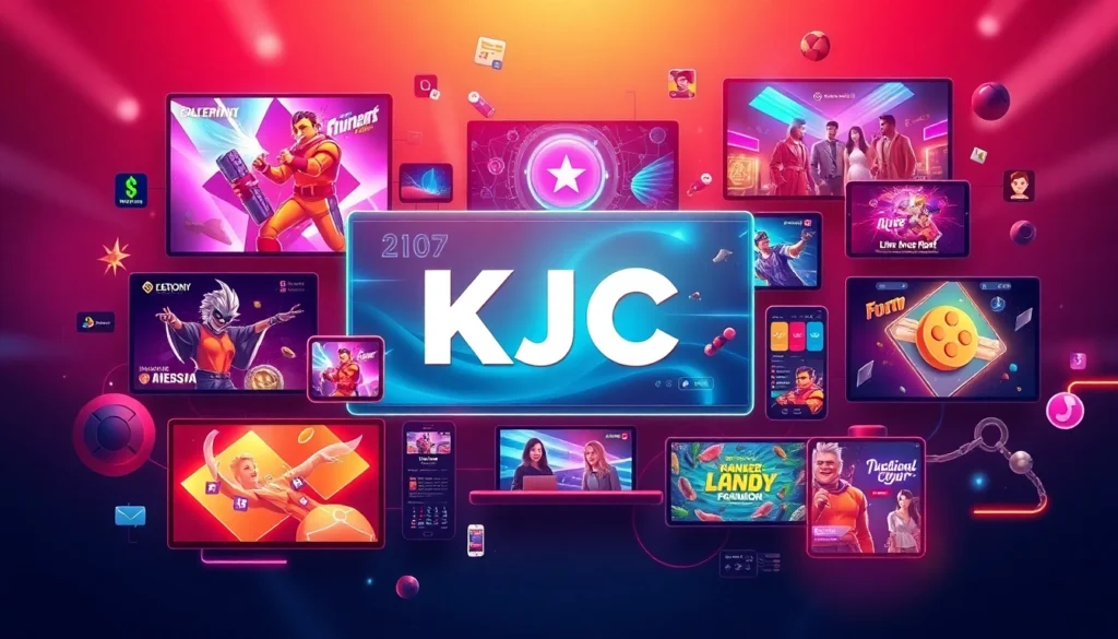 Innovative team developing Lien minh KJC's latest digital entertainment platform with advanced