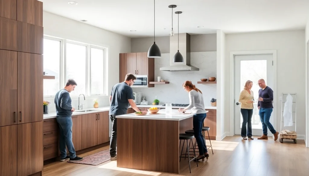 Calgary home renovation contractors transforming a kitchen with modern design and craftsmanship