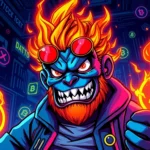 Engaging visual of Angry Pepe Solana symbol powering a community-driven meme coin with GambleFi